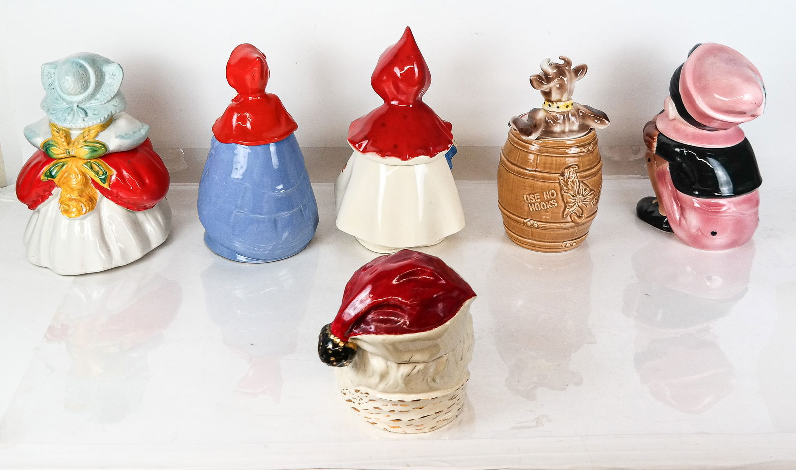 Six Assorted Cookie Jars - 9