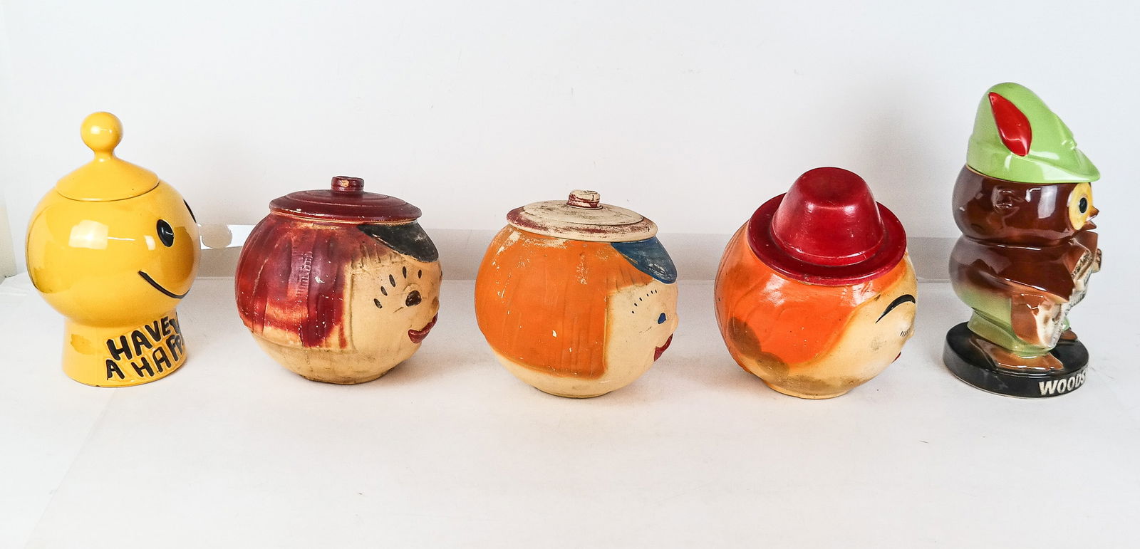 Five Assorted Cookie Jars - 6