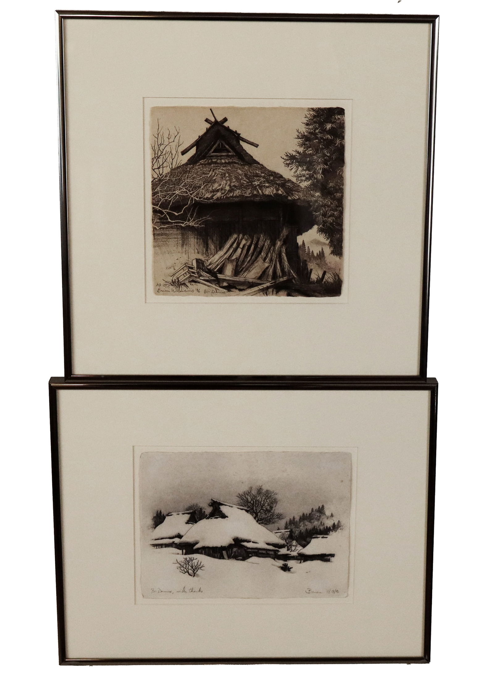 Brian WILLIAMS Landscape Etchings - 2 (1 of 14)