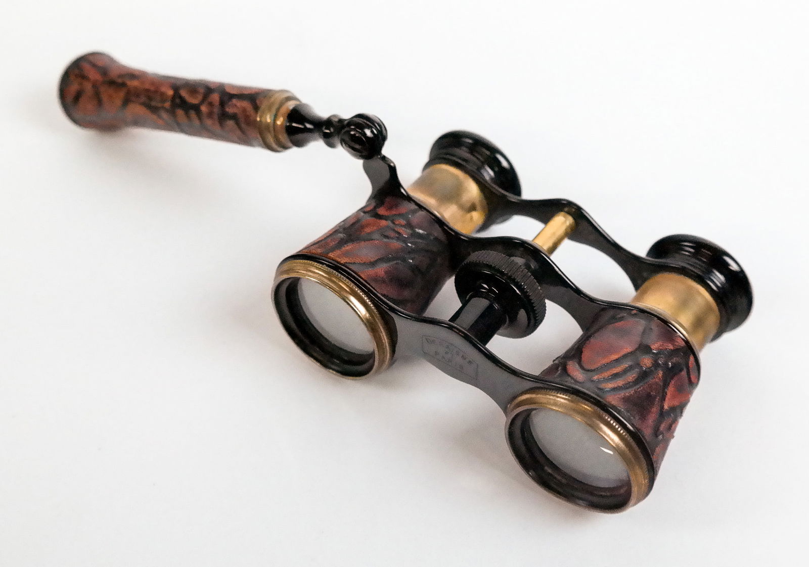 Deraisme Pair of Leather Clad Opera Glasses (1 of 14)