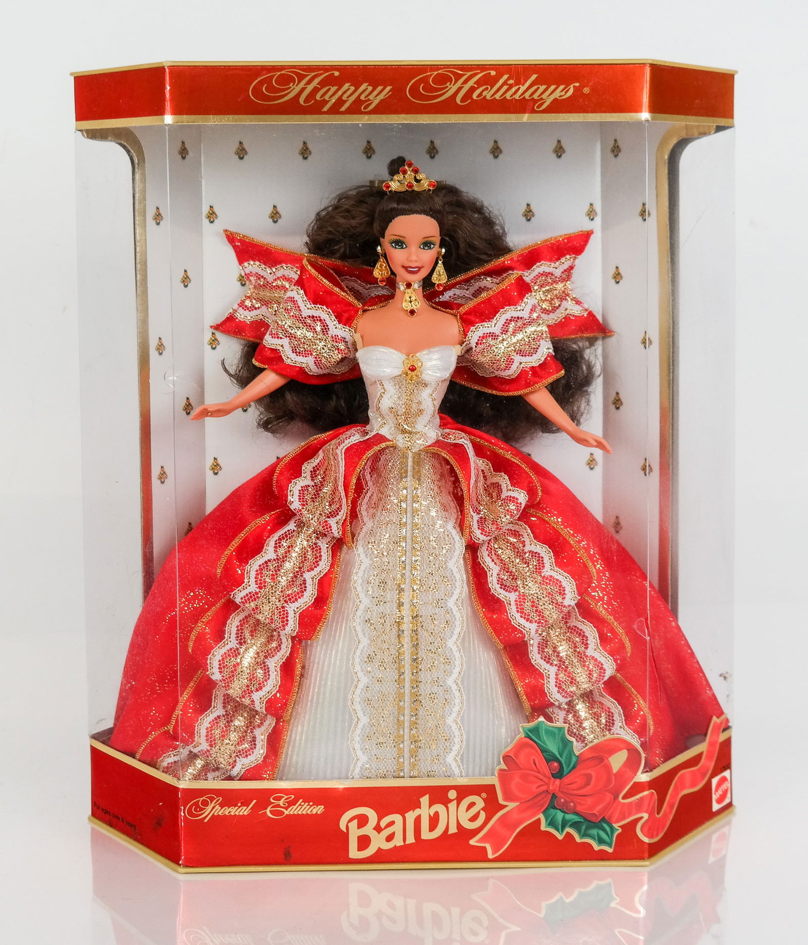 "Happy Holidays" Green Eyed Barbie Doll (1 of 11)