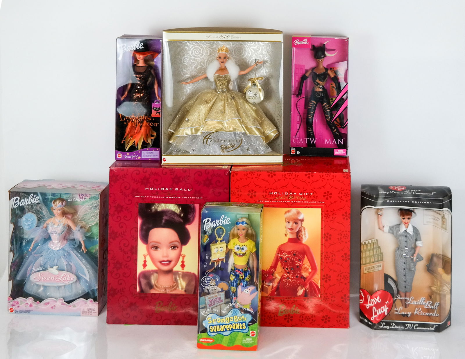 Group of 8 Barbie dolls (1 of 20)