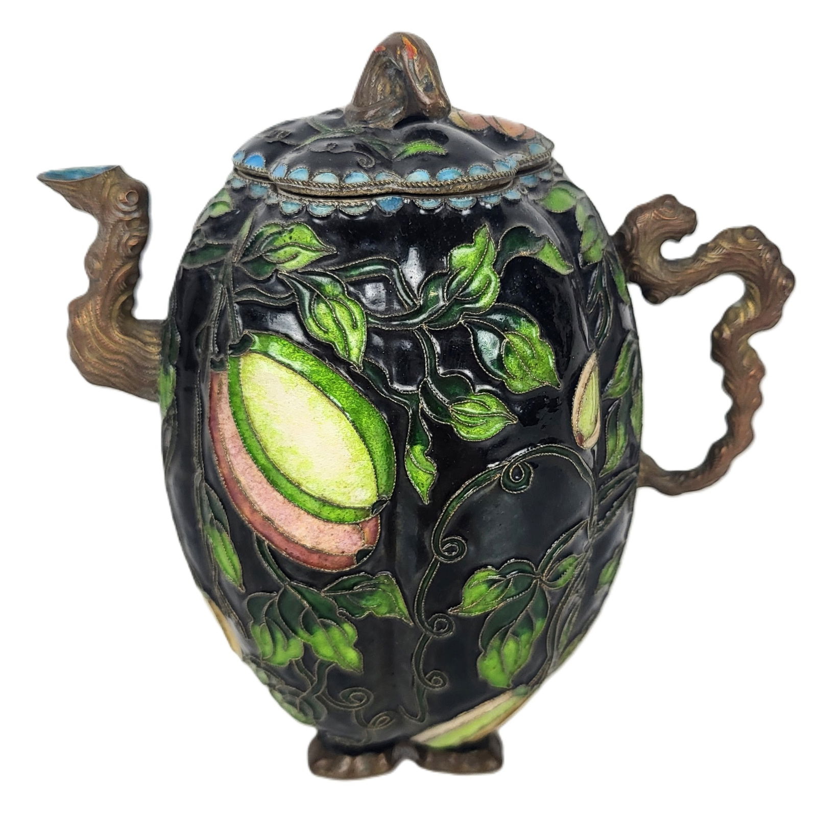 Diminutive Cloisonne Teapot (1 of 17)