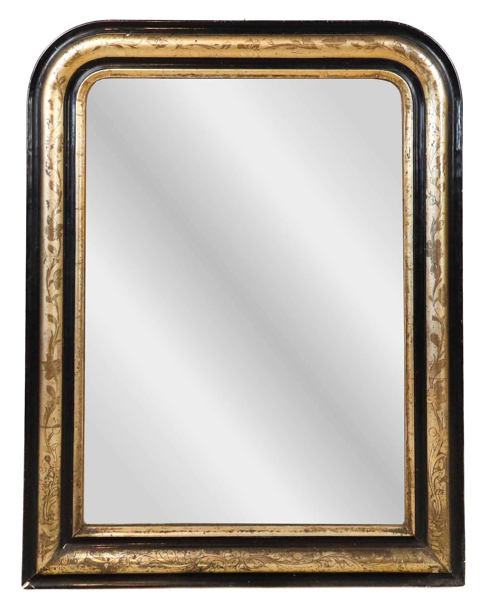 Chinoiserie and Gilt Decorated Mirror (1 of 7)