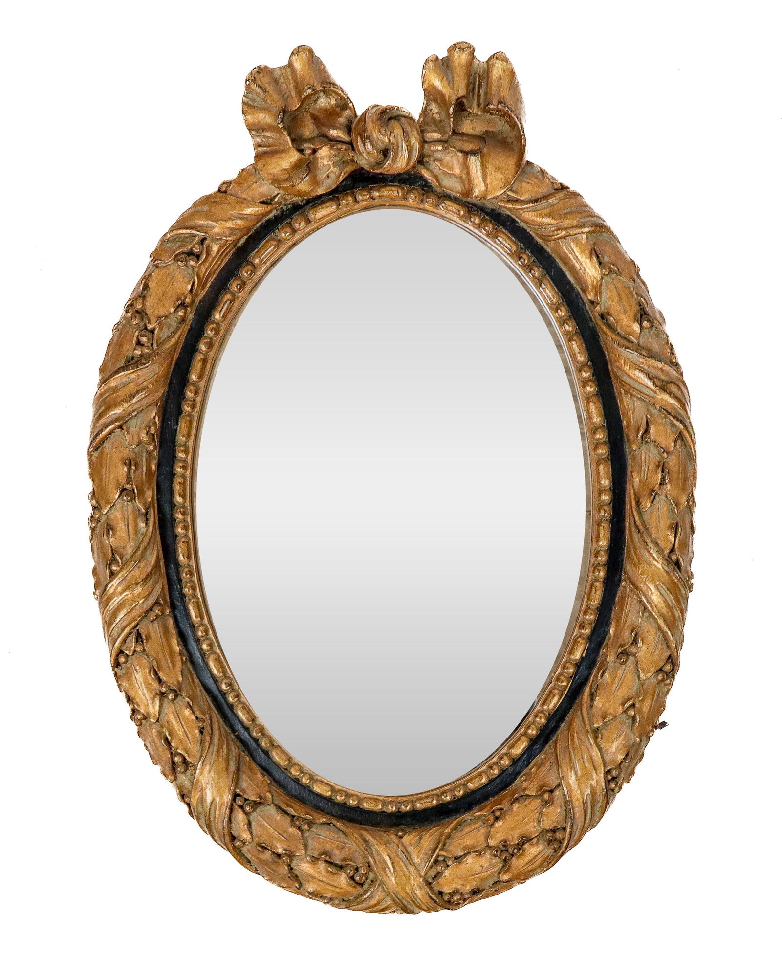 Rococo Gilt Mirror with Ribbon (1 of 10)