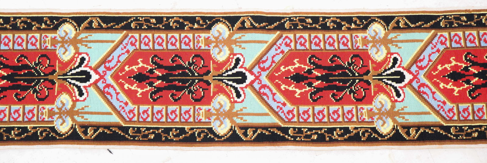 Gothic Revival Needlepoint Border, 2 - 3