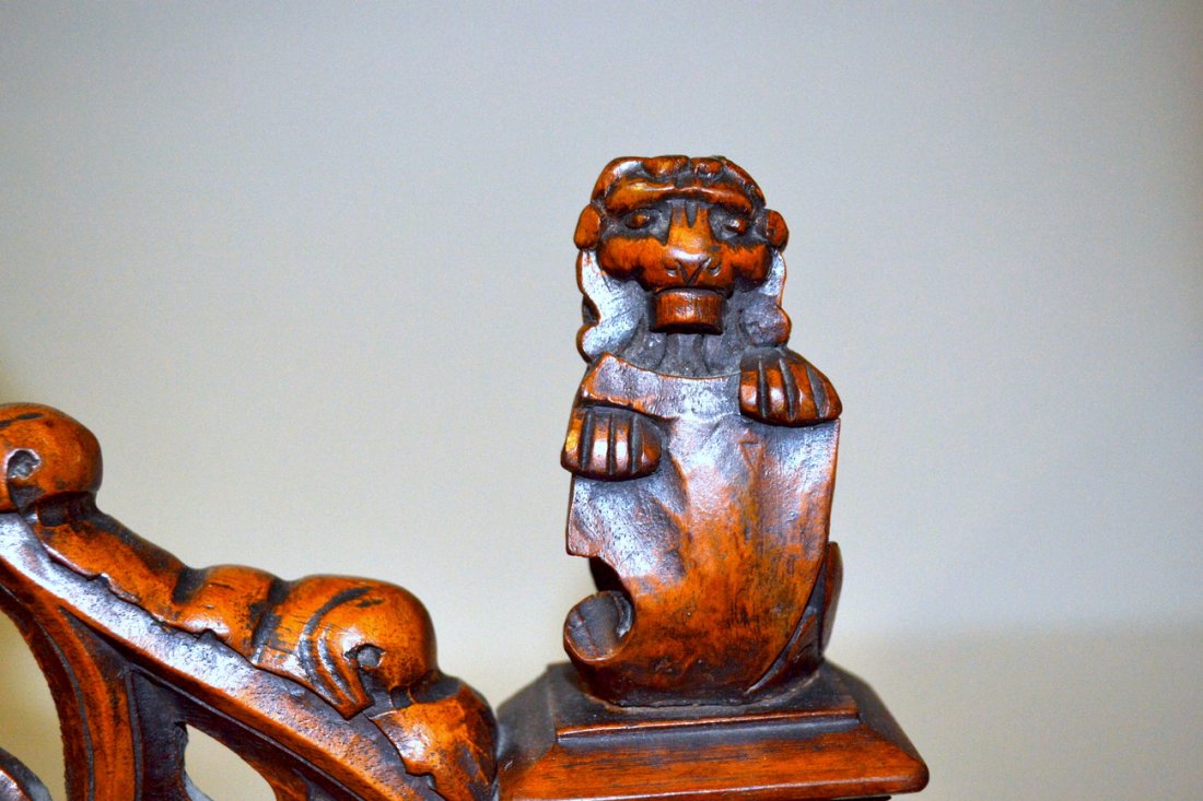 Pair of Renaisance Style Chairs - 8
