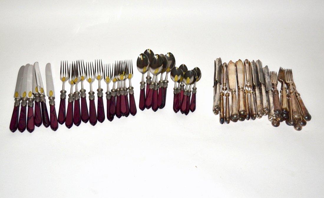 Three Partial Flatware Sets - 2