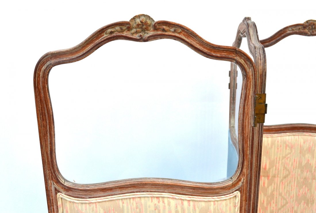 Louis XV-Style Three-Panel Floor Screen - 4
