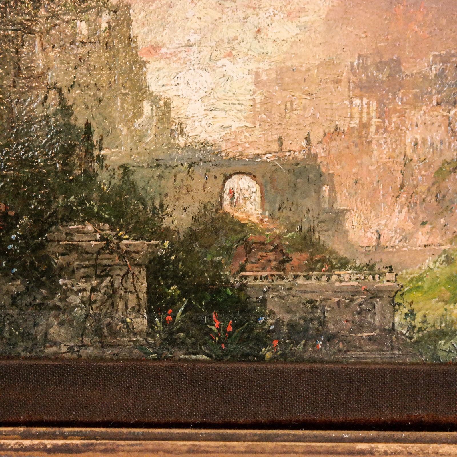 William Louis SONNTAG Classical Ruins Oil Painting - 5