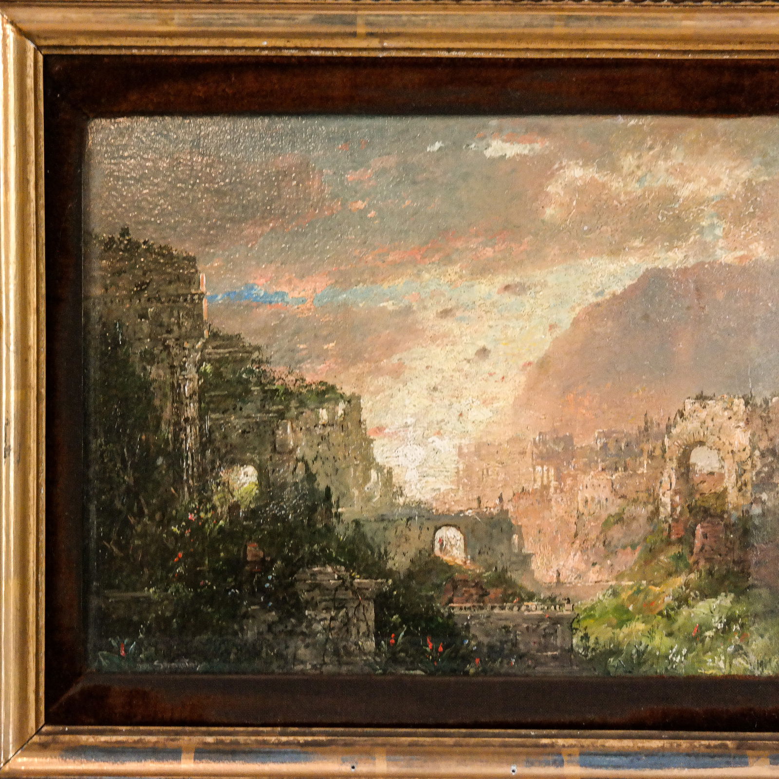 William Louis SONNTAG Classical Ruins Oil Painting - 8