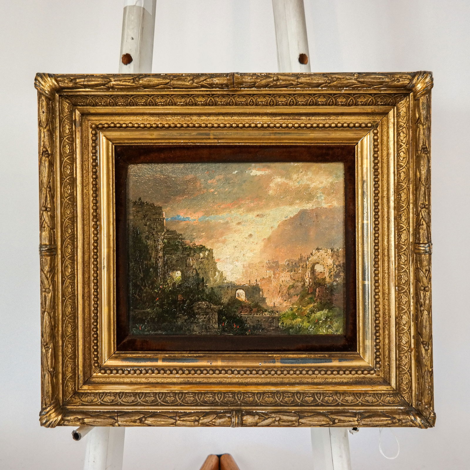 William Louis SONNTAG Classical Ruins Oil Painting - 9