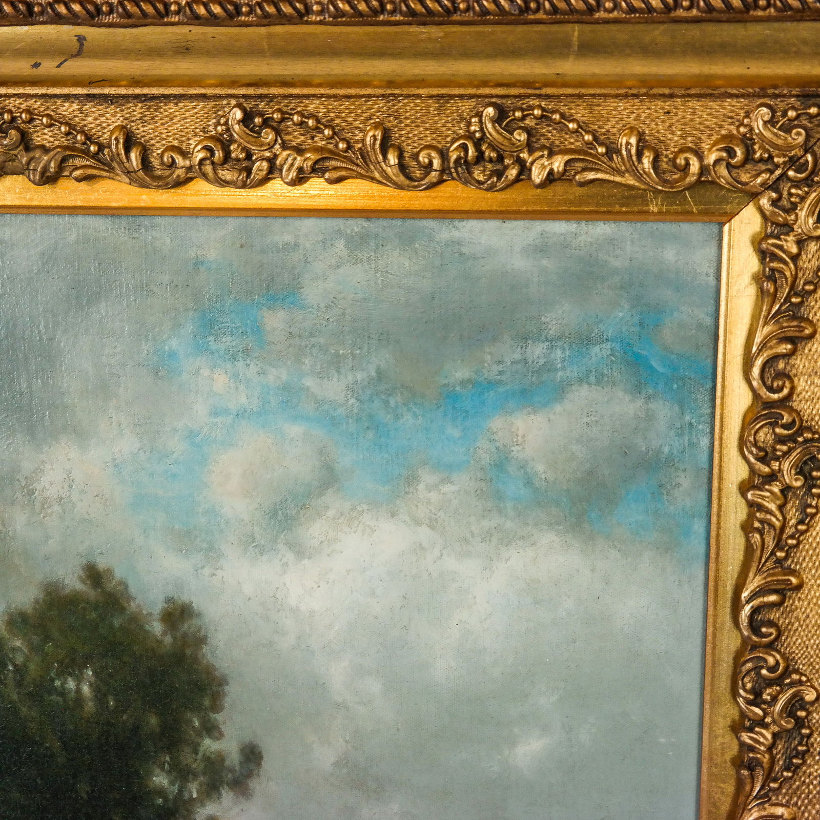 Attributed William HART Cattle at River Painting - 5