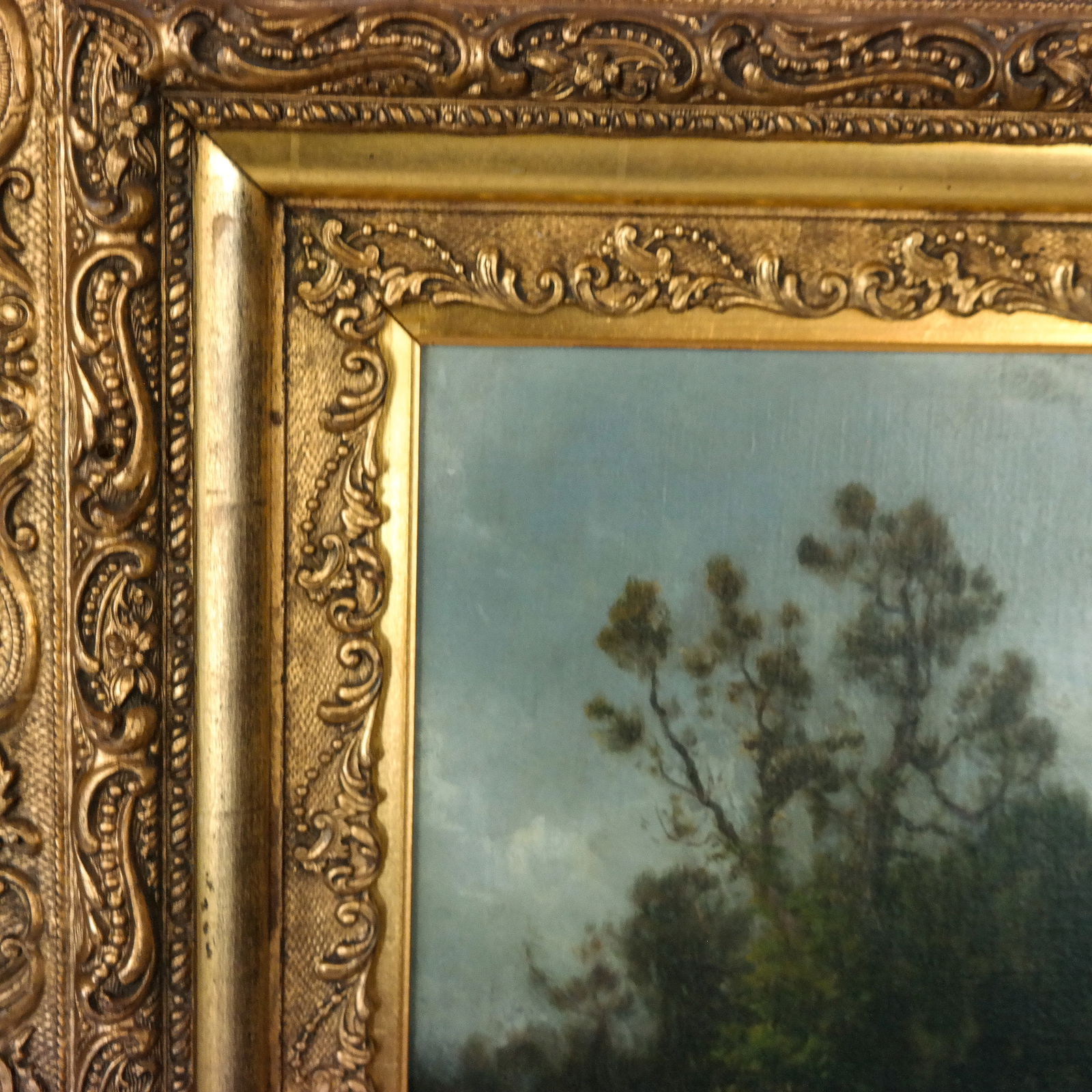 Attributed William HART Cattle at River Painting - 6