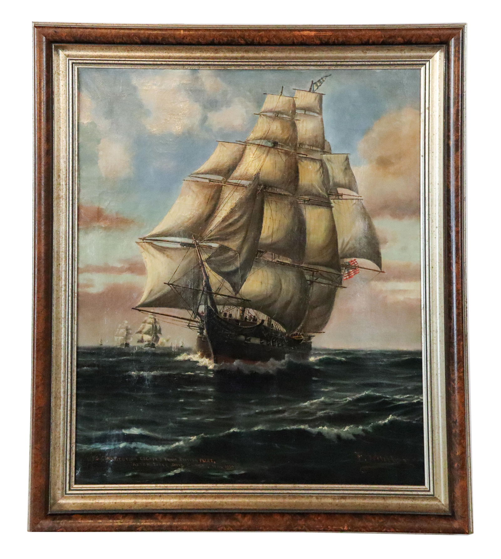 Frank Christian MULLER "U.S.S. Constitution" O/C (1 of 11)