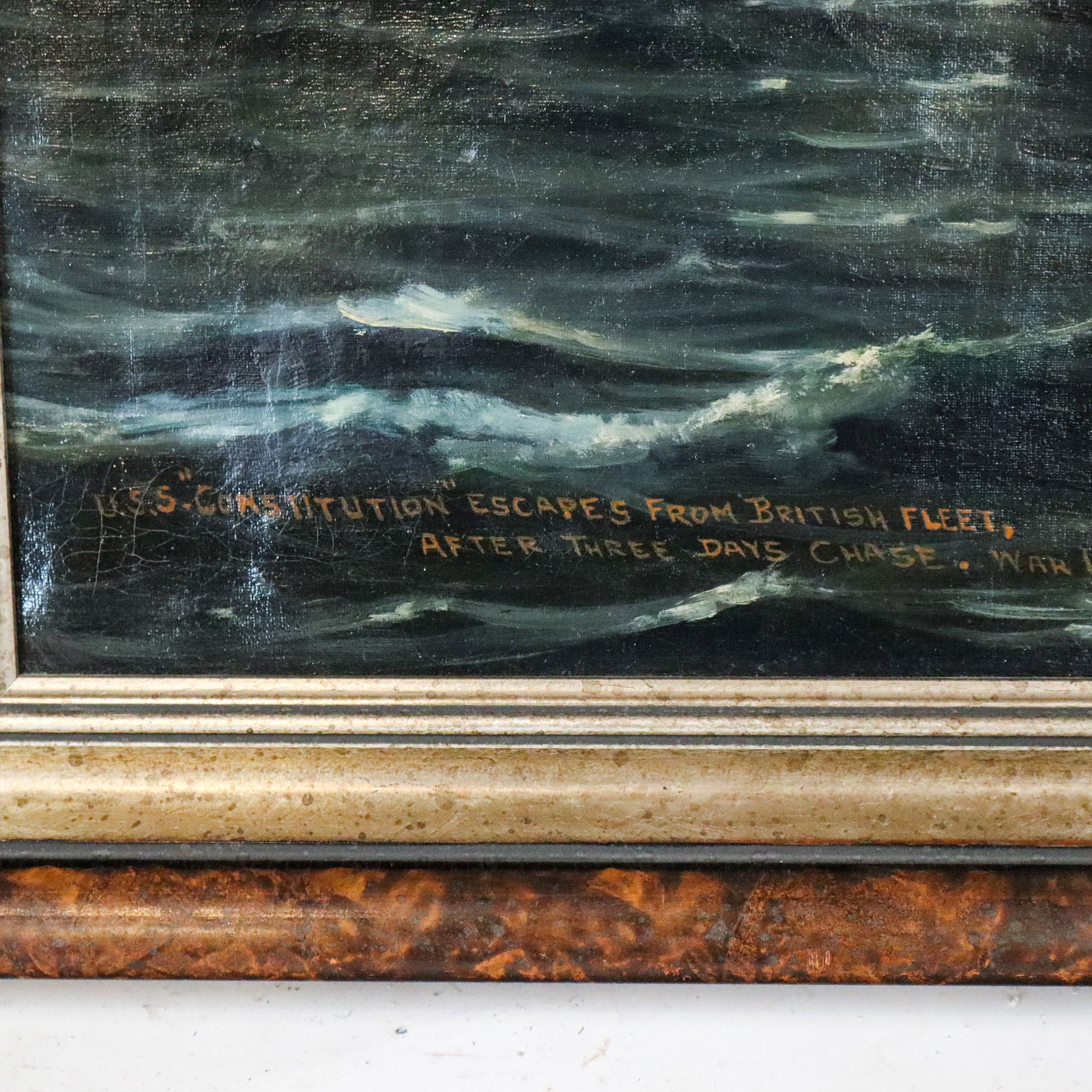 Frank Christian MULLER "U.S.S. Constitution" O/C - 3