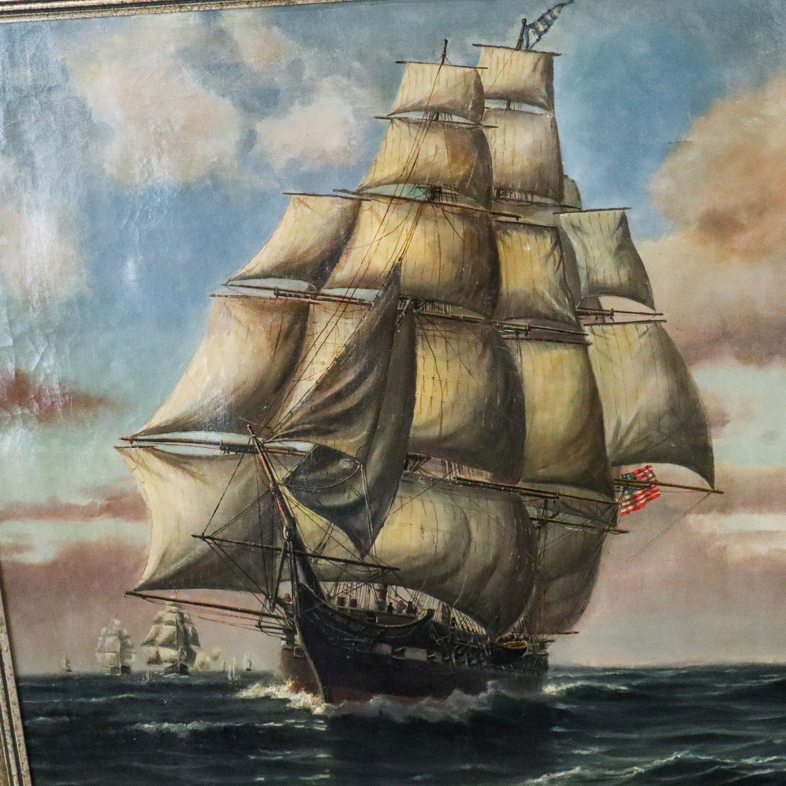 Frank Christian MULLER "U.S.S. Constitution" O/C - 6