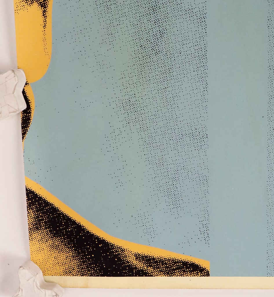 Andy WARHOL Yellow Cow on Blue, Factory Addition - 12