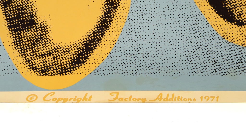 Andy WARHOL Yellow Cow on Blue, Factory Addition - 5