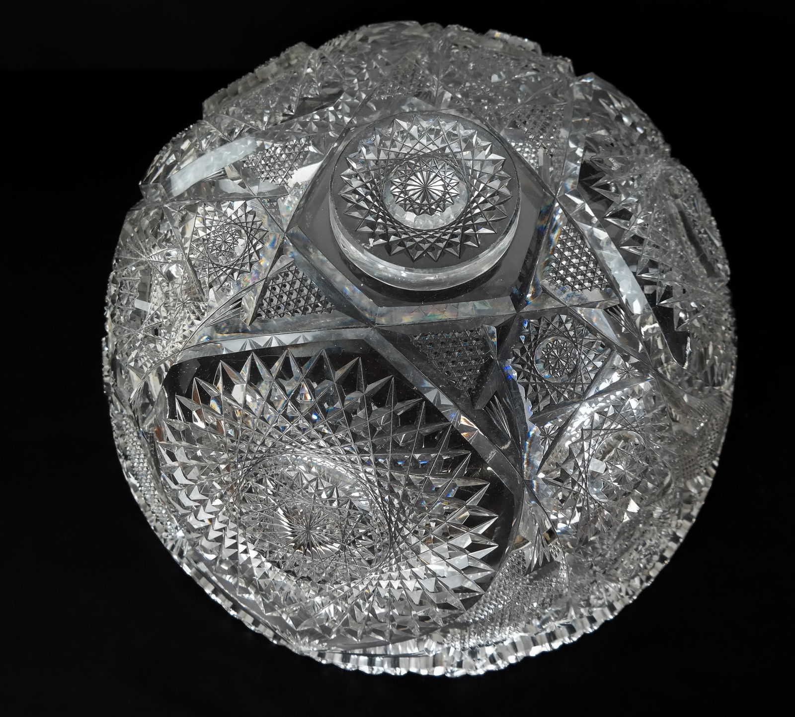 T.B. Clark American Brilliant Period Punch Bowl - 15