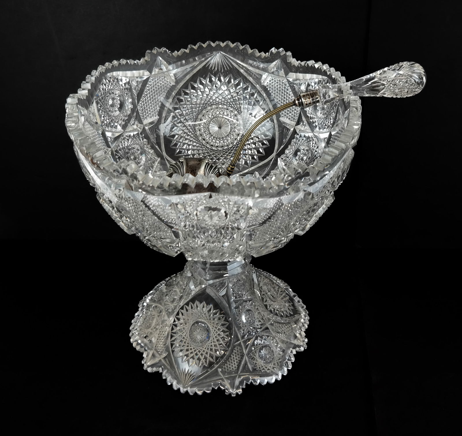 T.B. Clark American Brilliant Period Punch Bowl (1 of 17)