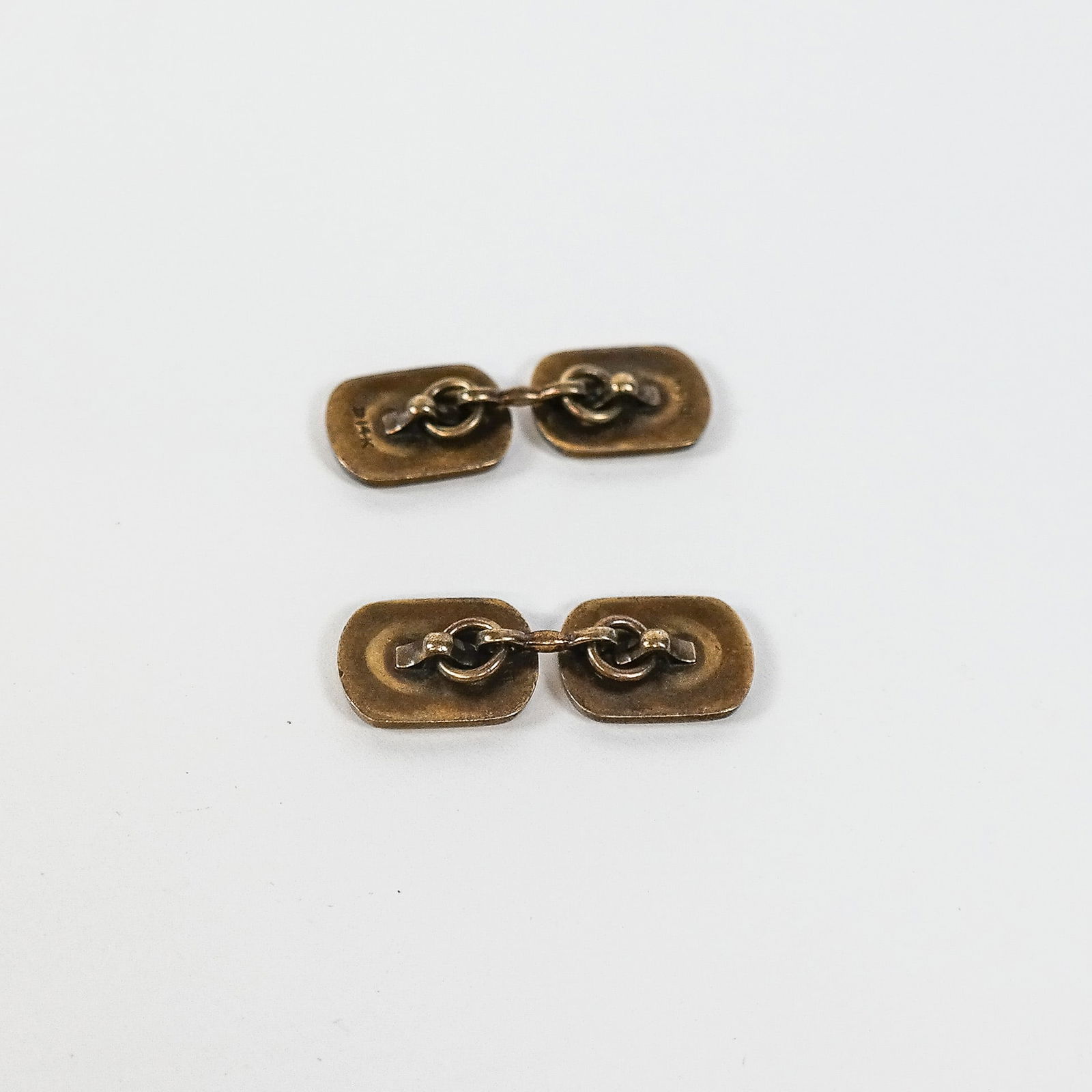 Pair of Antique Gold and Enamel Cufflinks - 3