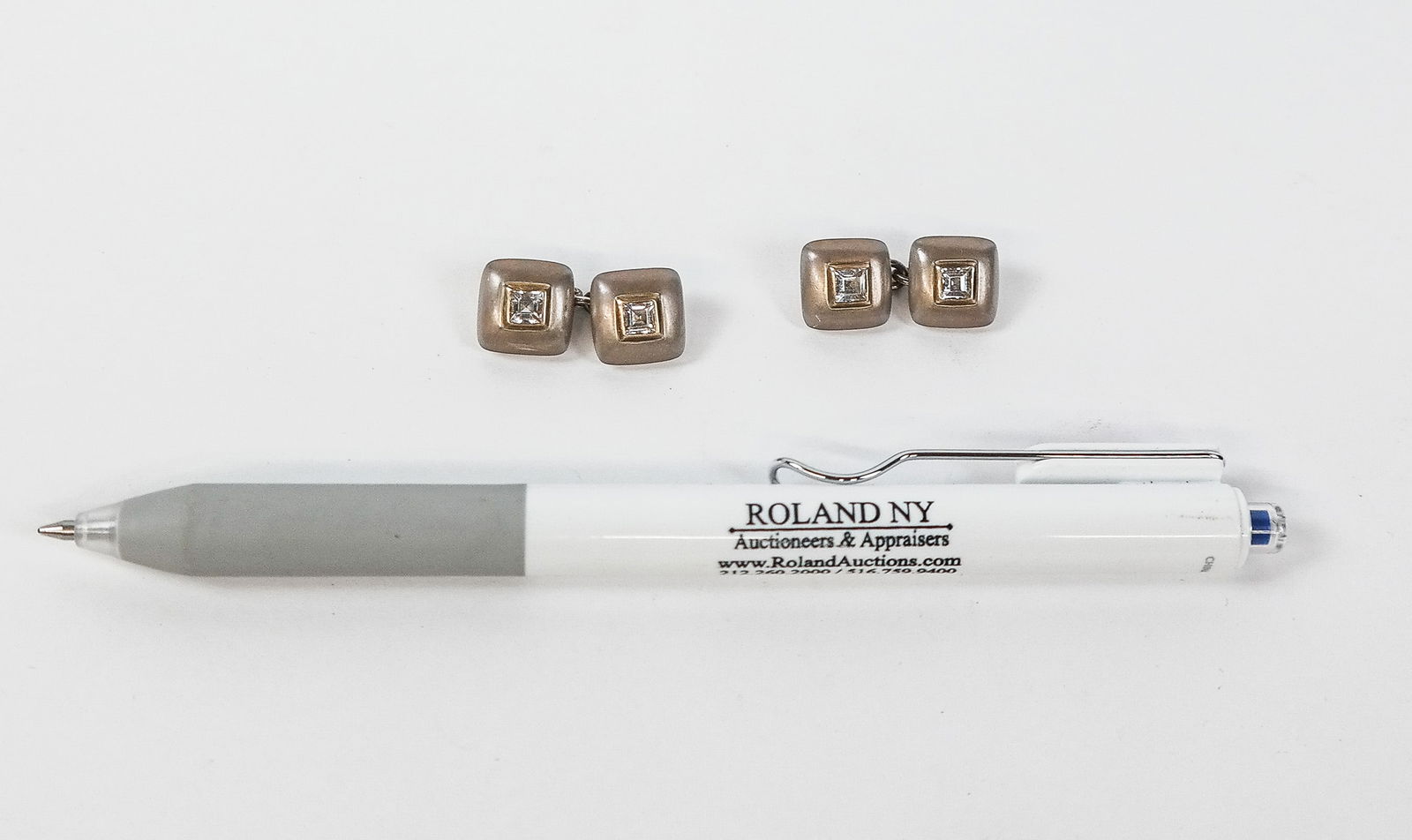 Links of London Pair Sterling & Sapphire Cufflinks - 7