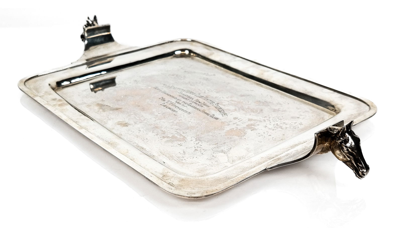 Art Deco Sterling Silver Saratoga Trophy Tray (1 of 10)