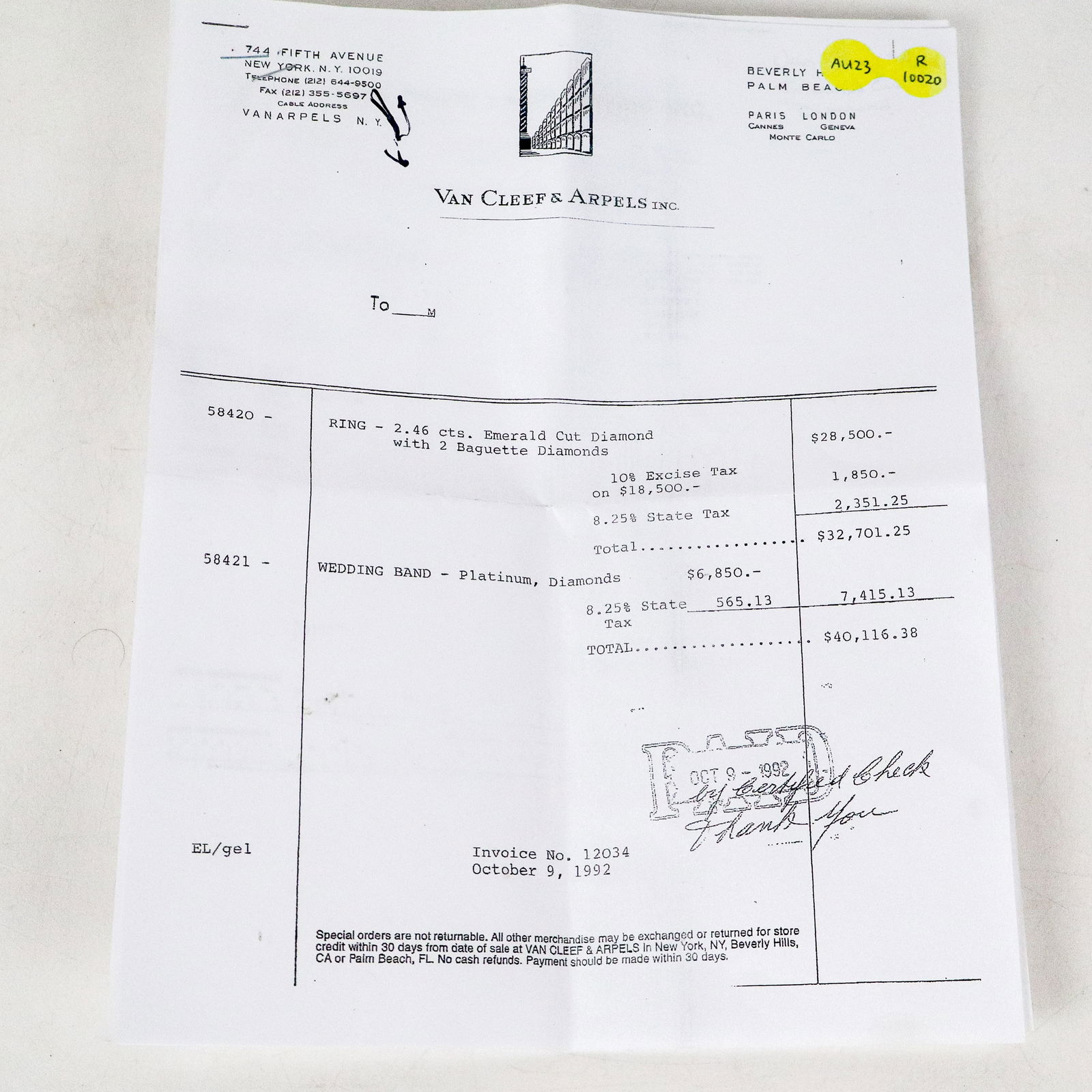 Van Cleef & Arpels Diamond Ring - 19