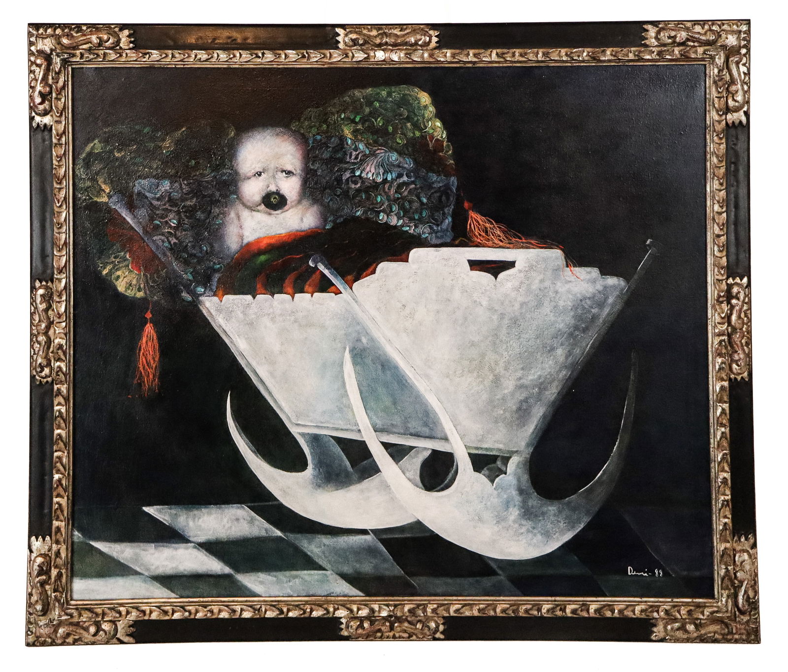 DEMI Surrealist Oil on Canvas (1 of 10)