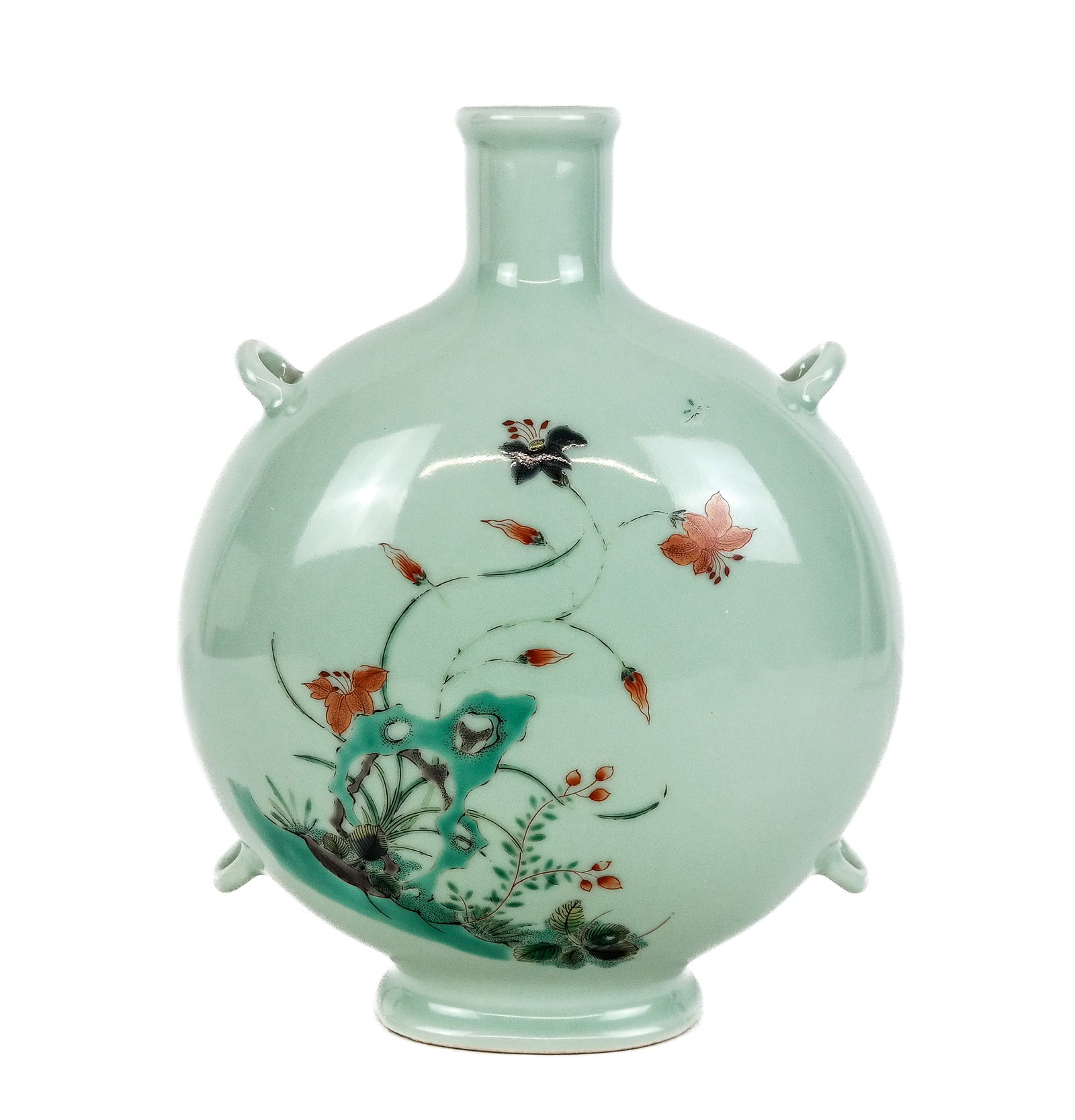 Chinese Qing Dynasty Celadon Vase (1 of 10)