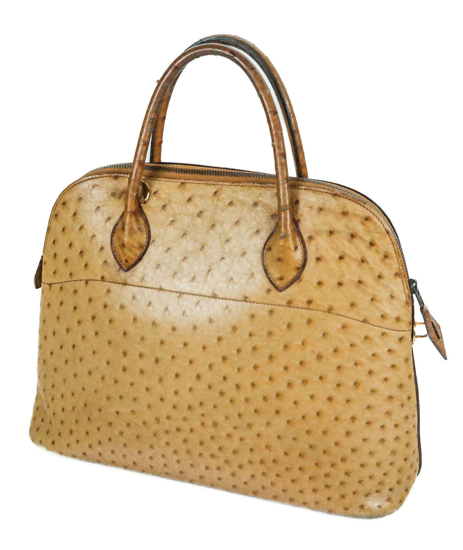 Hermes Bolide Ostrich Handbag (1 of 10)