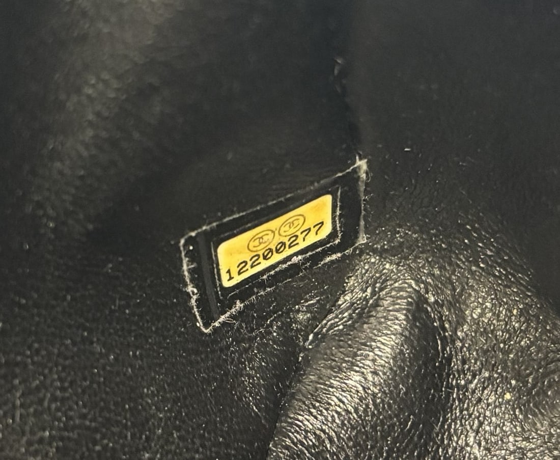 Chanel Caviar Leather Medium Classic Flap Handbag - 13