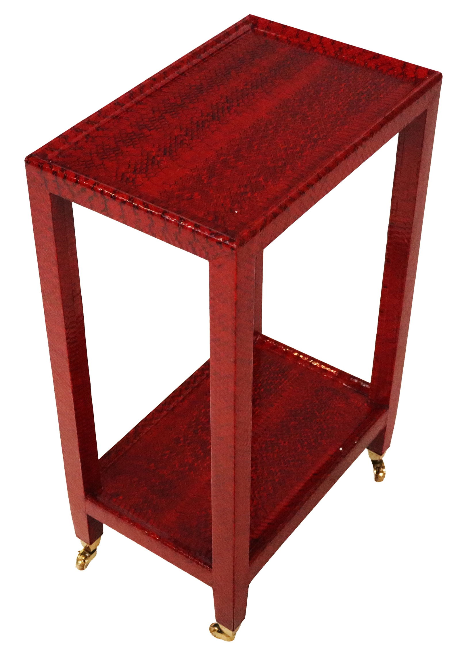 Karl Springer Cobra Skin Telephone Table (1 of 13)