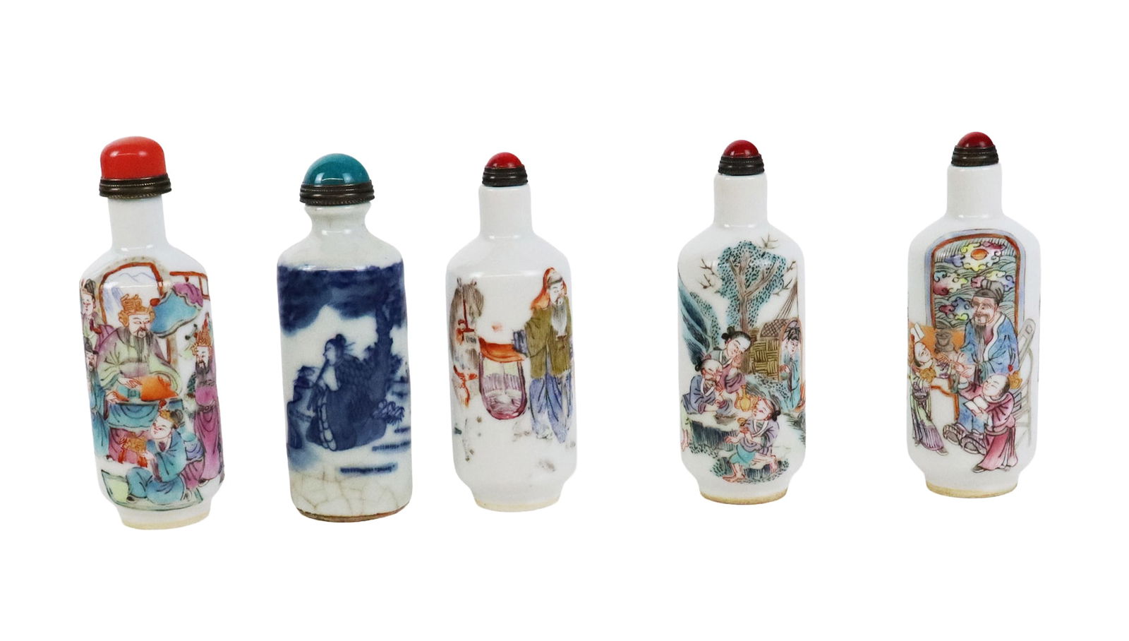 Chinese Porcelain Snuff Bottles, 5 (1 of 15)