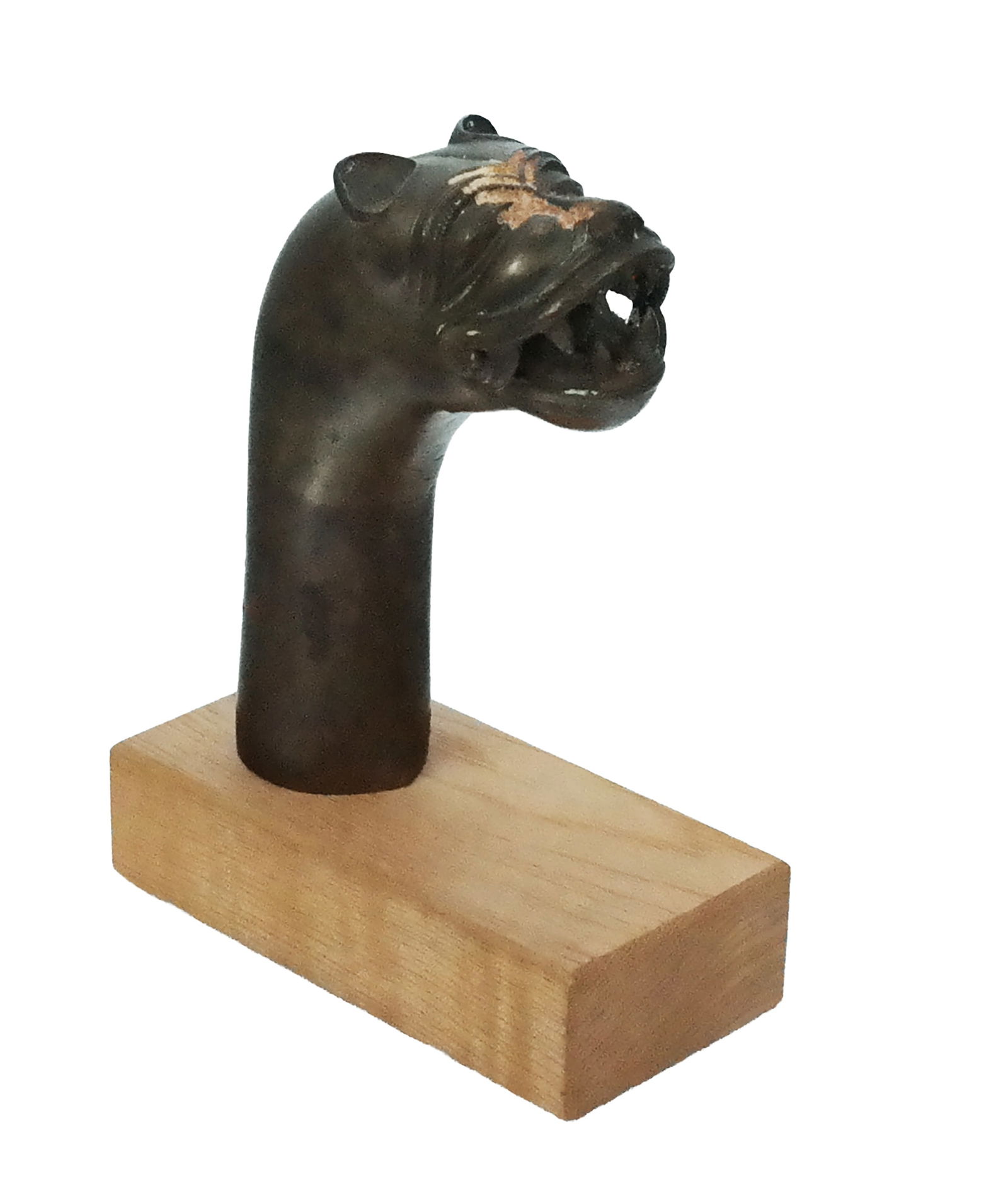 Indian Mughal Bronze Tiger Handle - 11