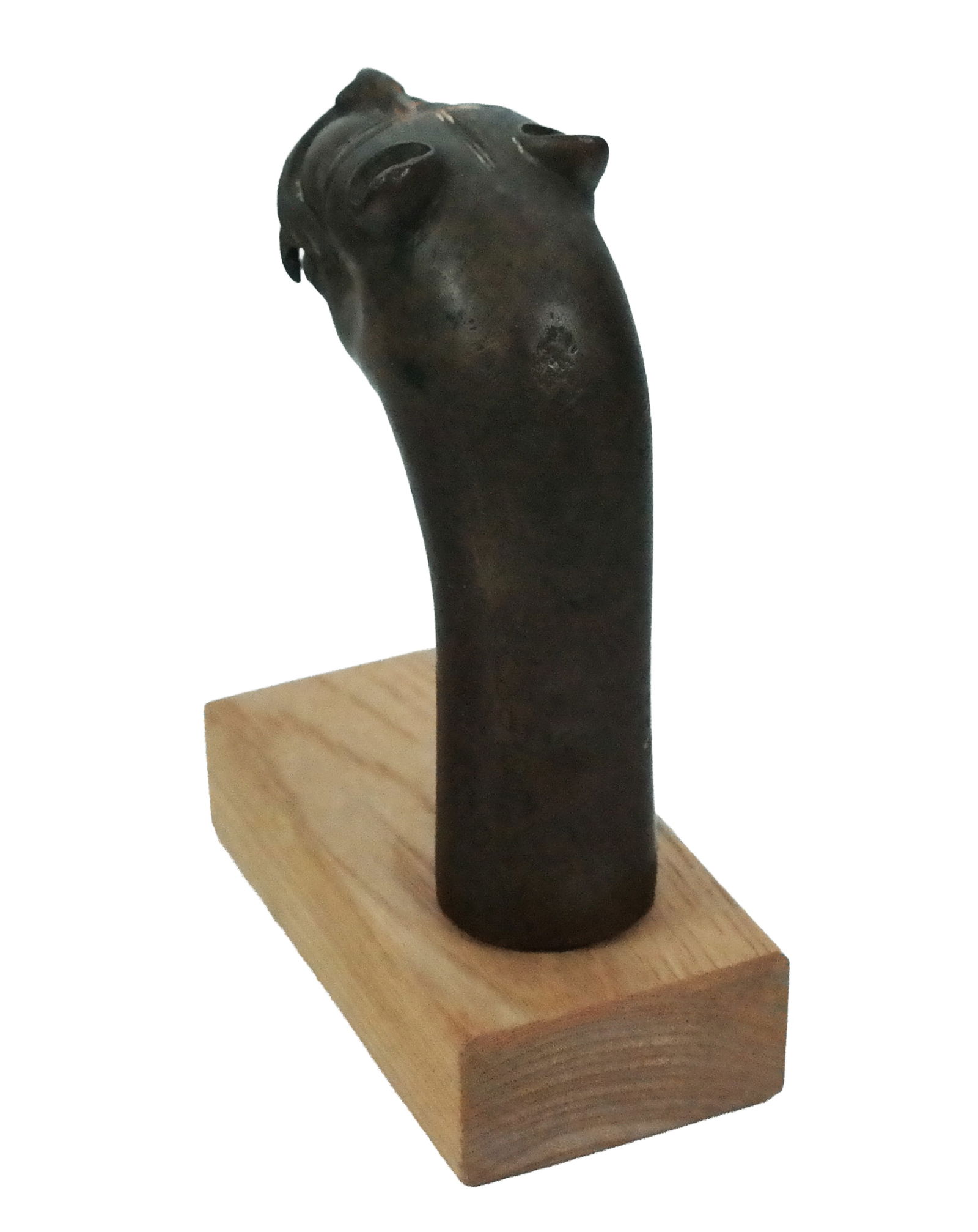 Indian Mughal Bronze Tiger Handle - 4