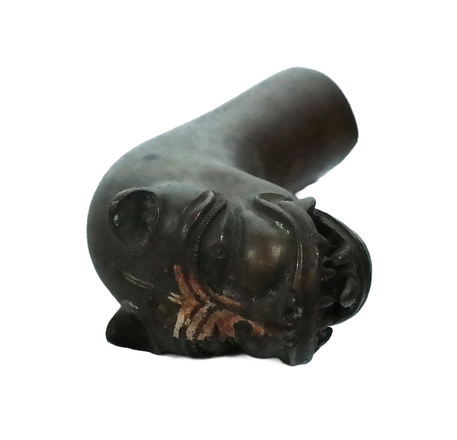 Indian Mughal Bronze Tiger Handle - 9