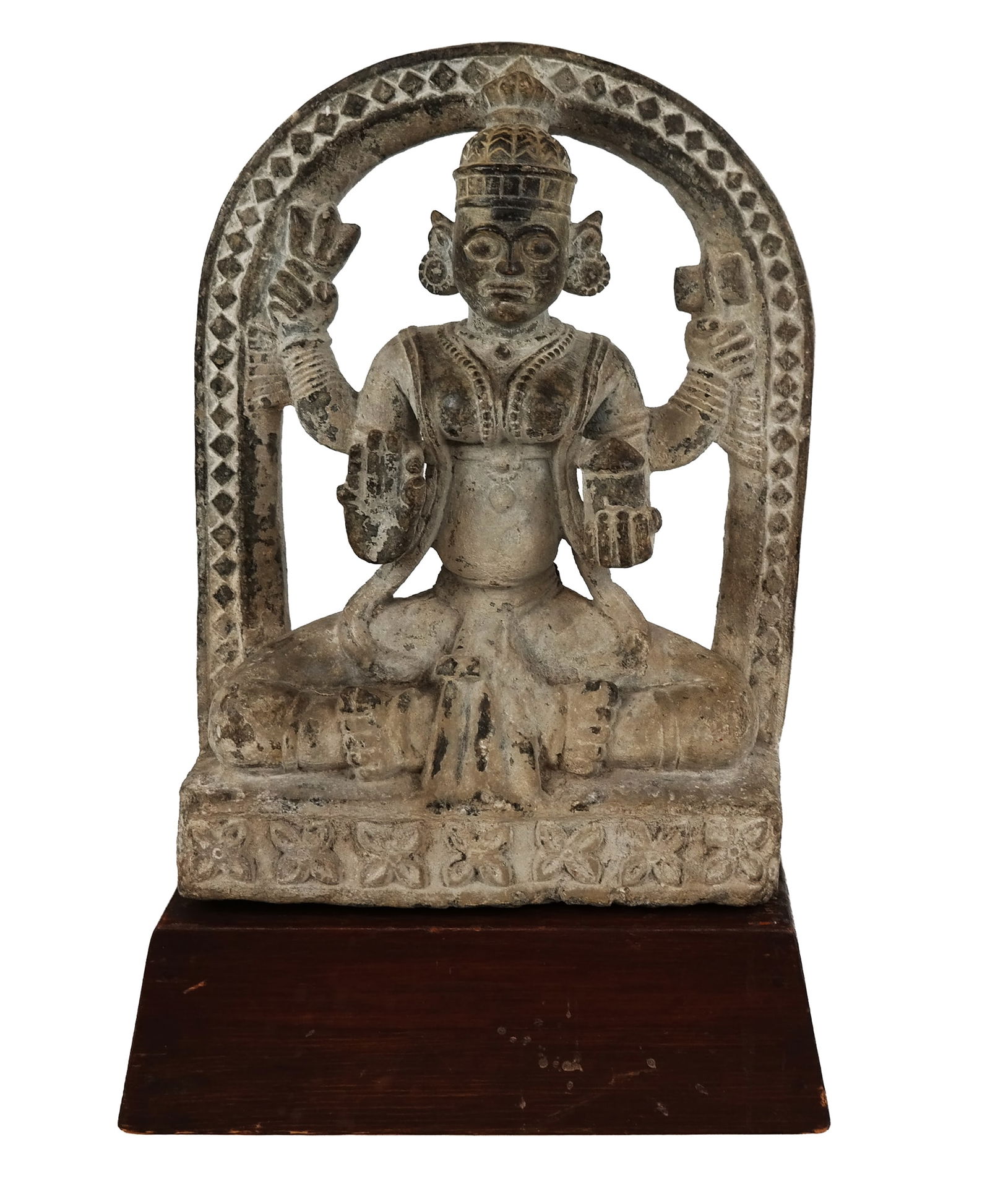 Indian Carved Stone Figure of Lakshmi (1 of 10)