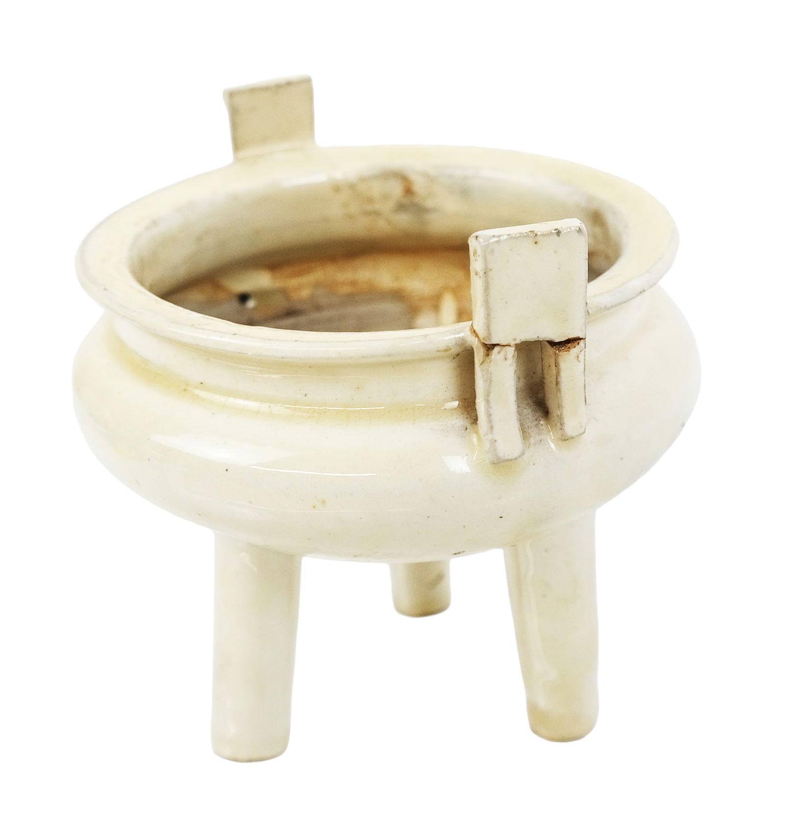 Chinese Antique White Glazed Porcelain Censor - 10