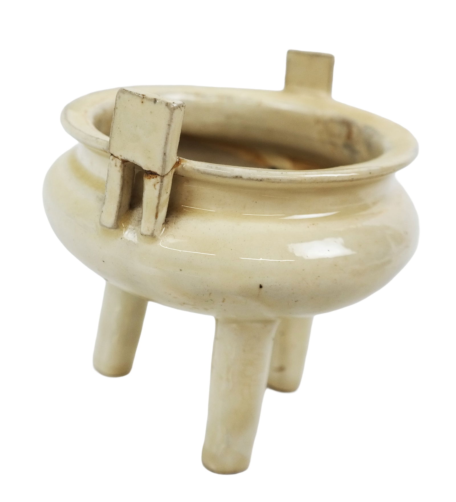Chinese Antique White Glazed Porcelain Censor - 13