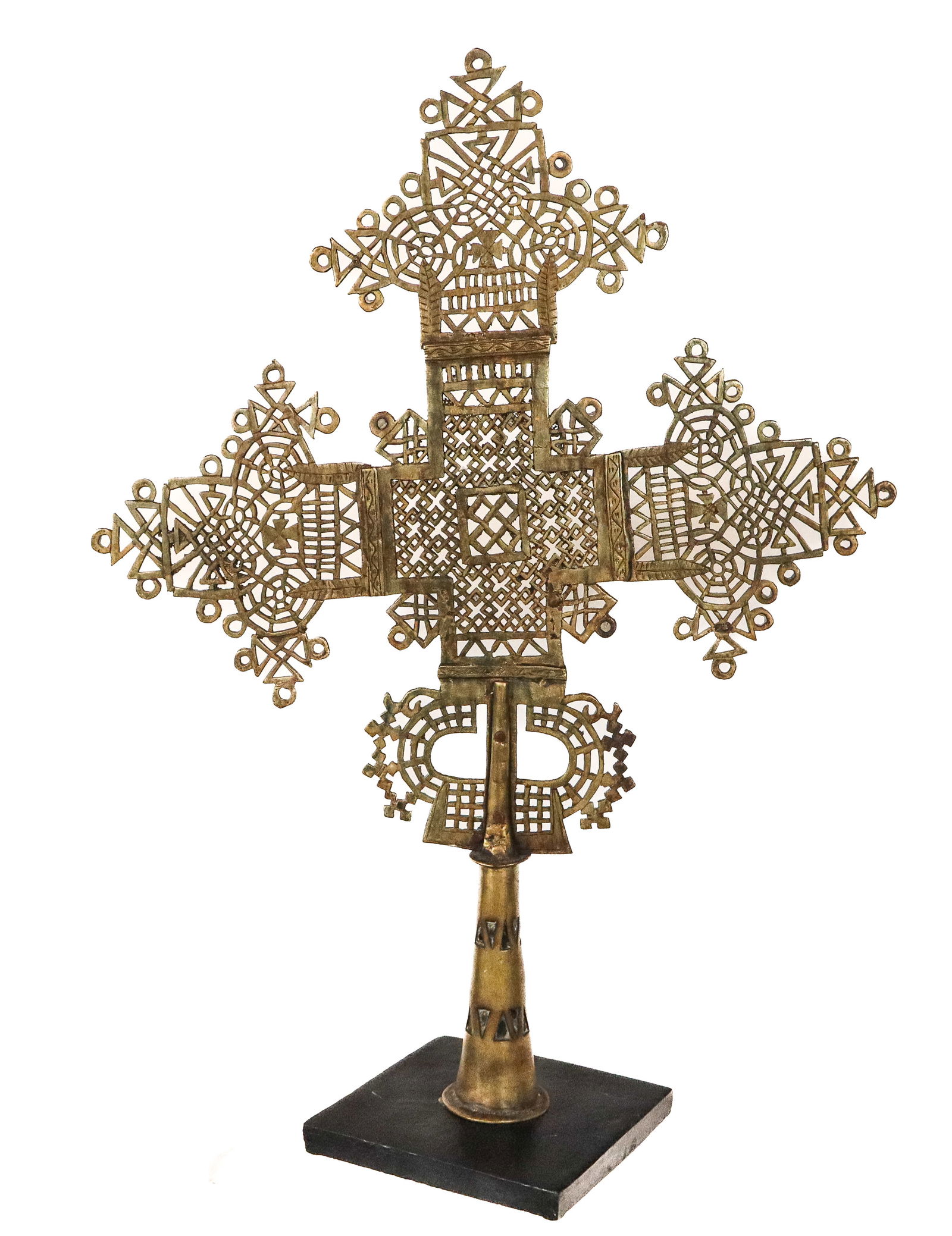 Large Brass Processional Cross Finial (1 of 8)