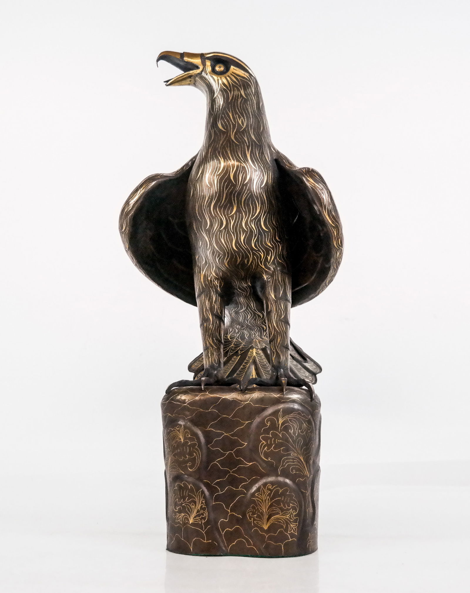 Patinated Metal Eagle - 14