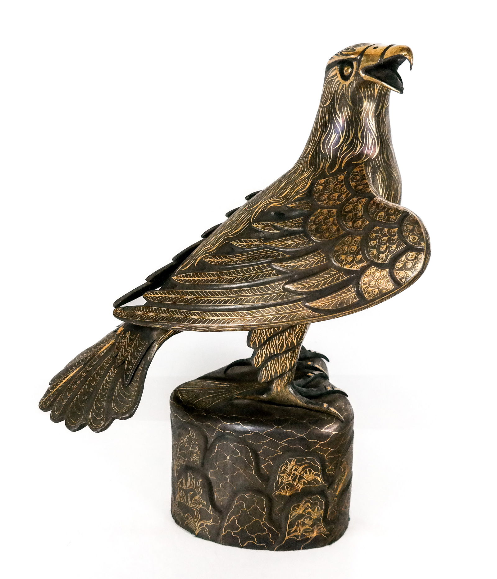 Patinated Metal Eagle - 2