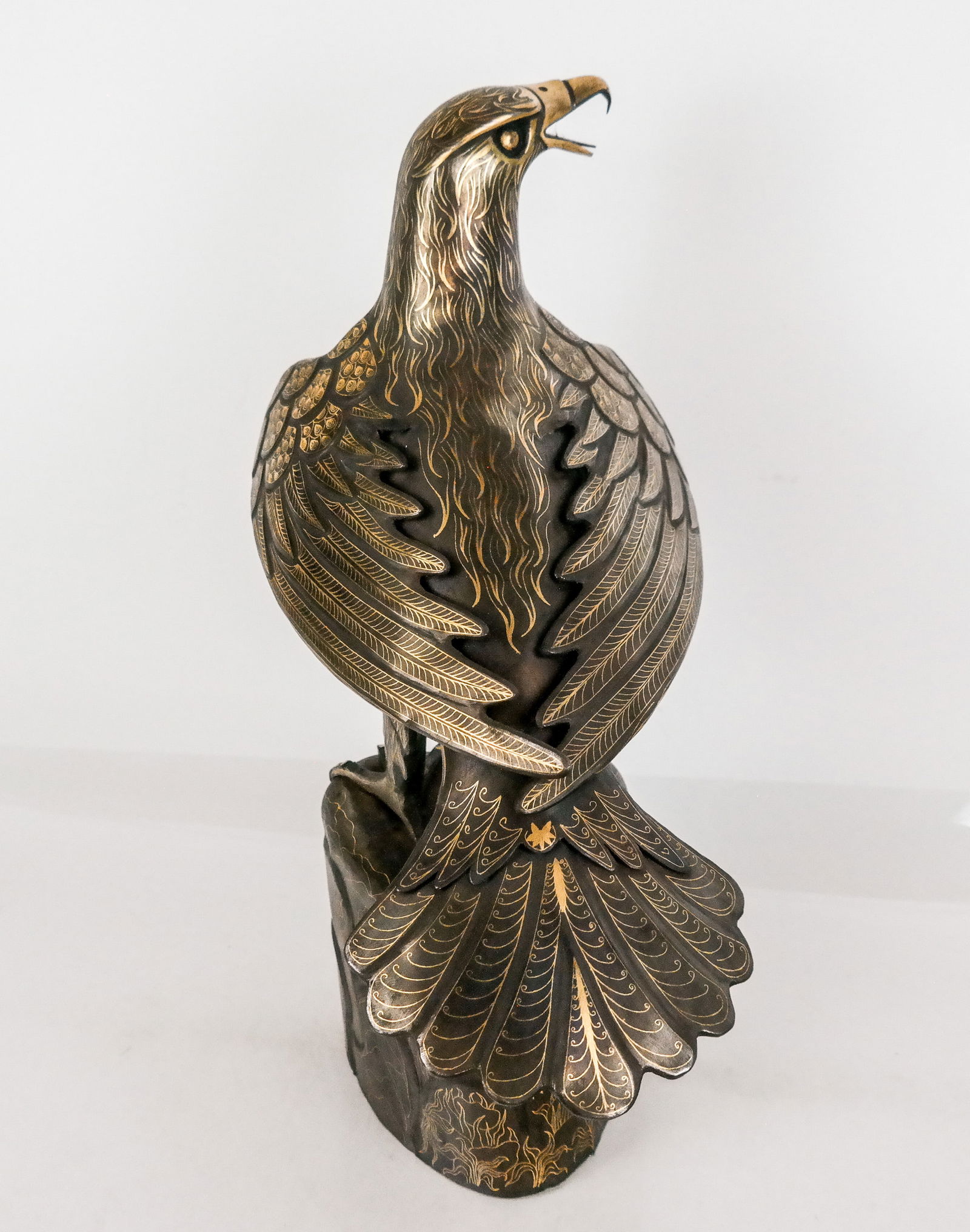 Patinated Metal Eagle - 5