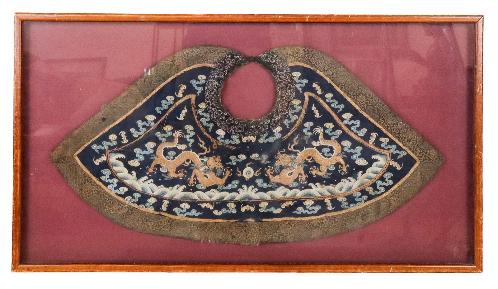 Chinese Qing Dynasty Imperial Collar, Framed (1 of 13)