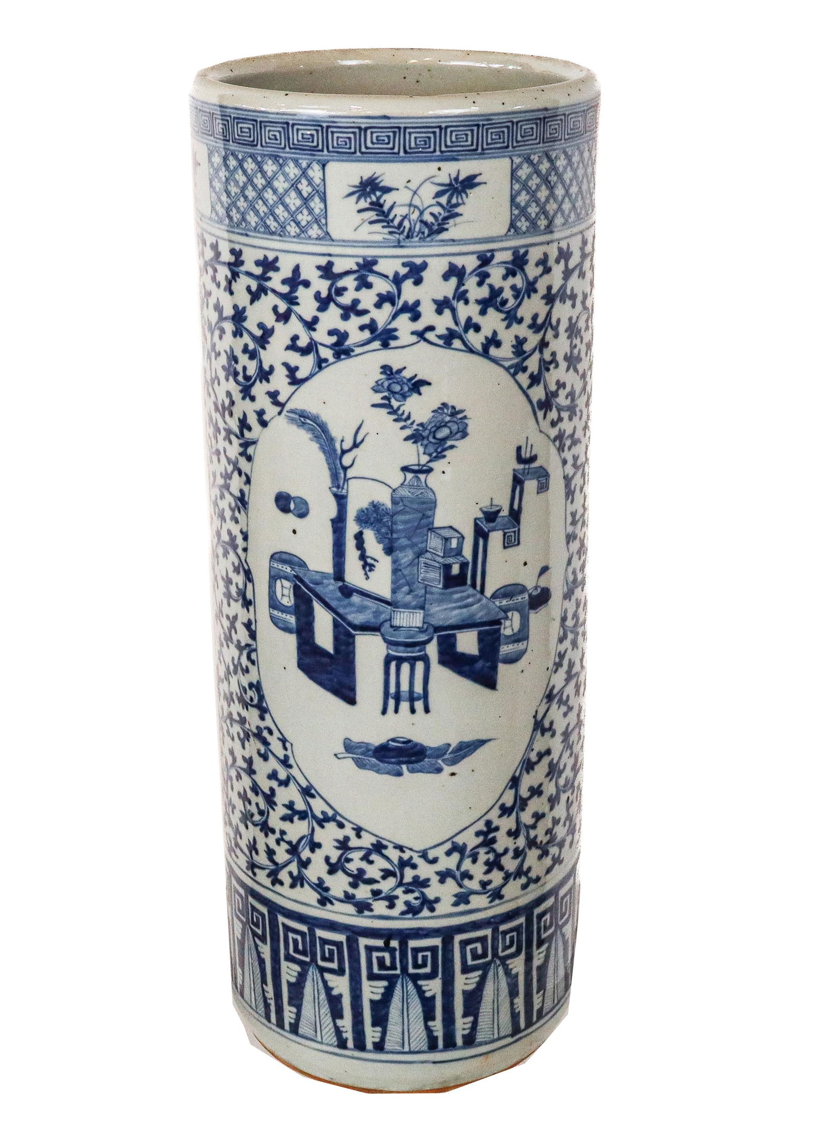 Chinese Blue & White Umbrella Stand (1 of 11)