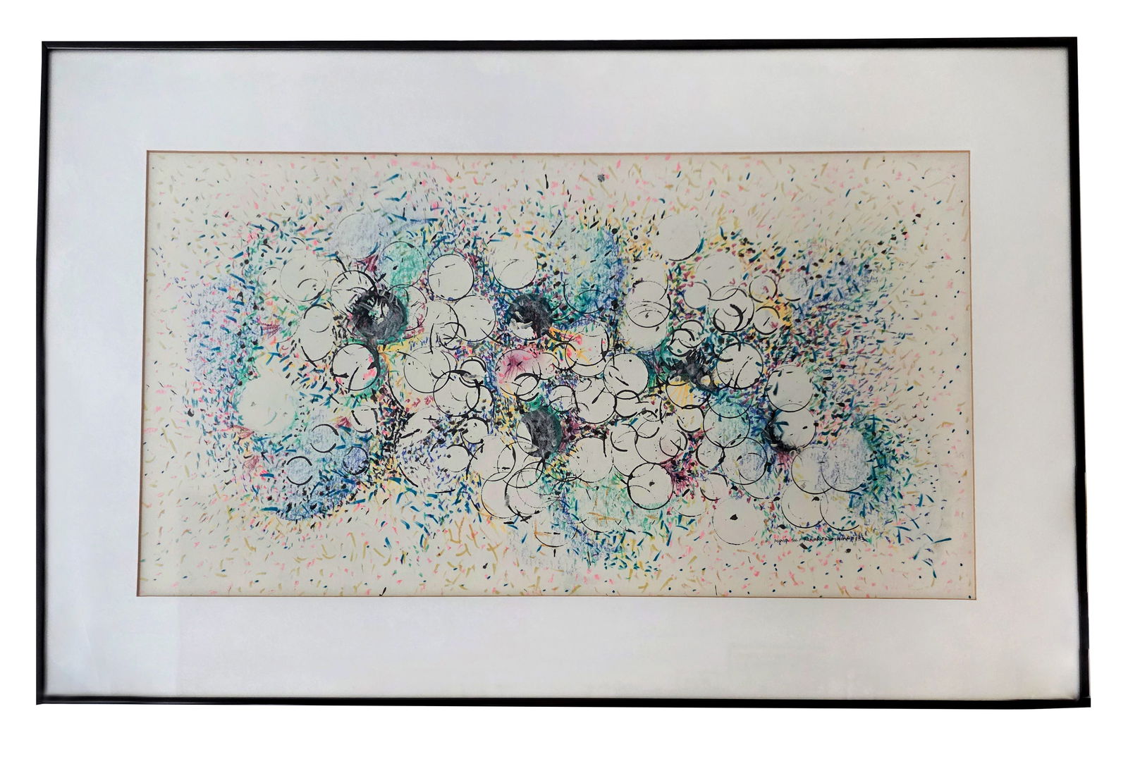 Monir Shahroudy FAMANFARMAIAN Abstract Mixed Media (1 of 2)