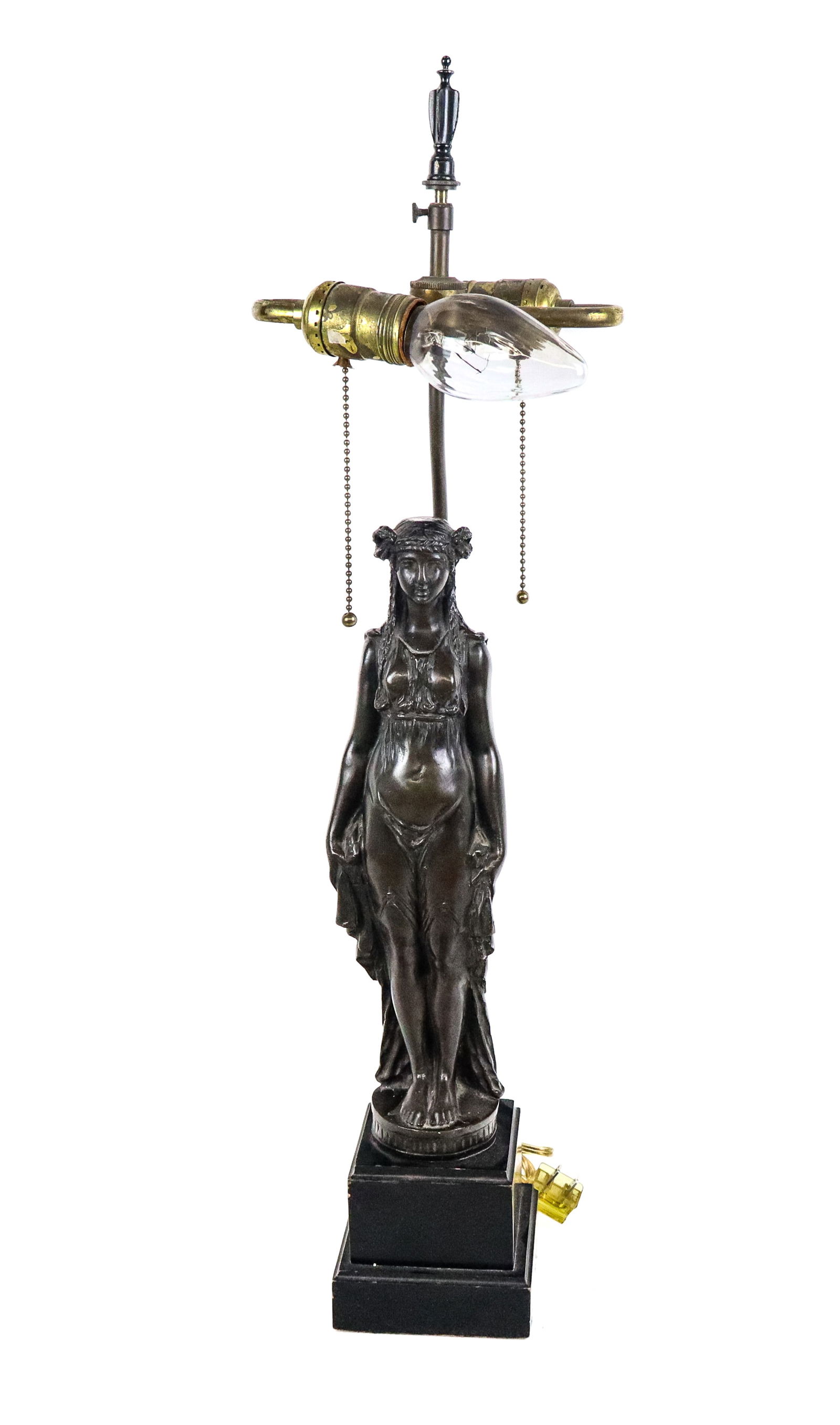 Bronze Figural Lamp (1 of 9)