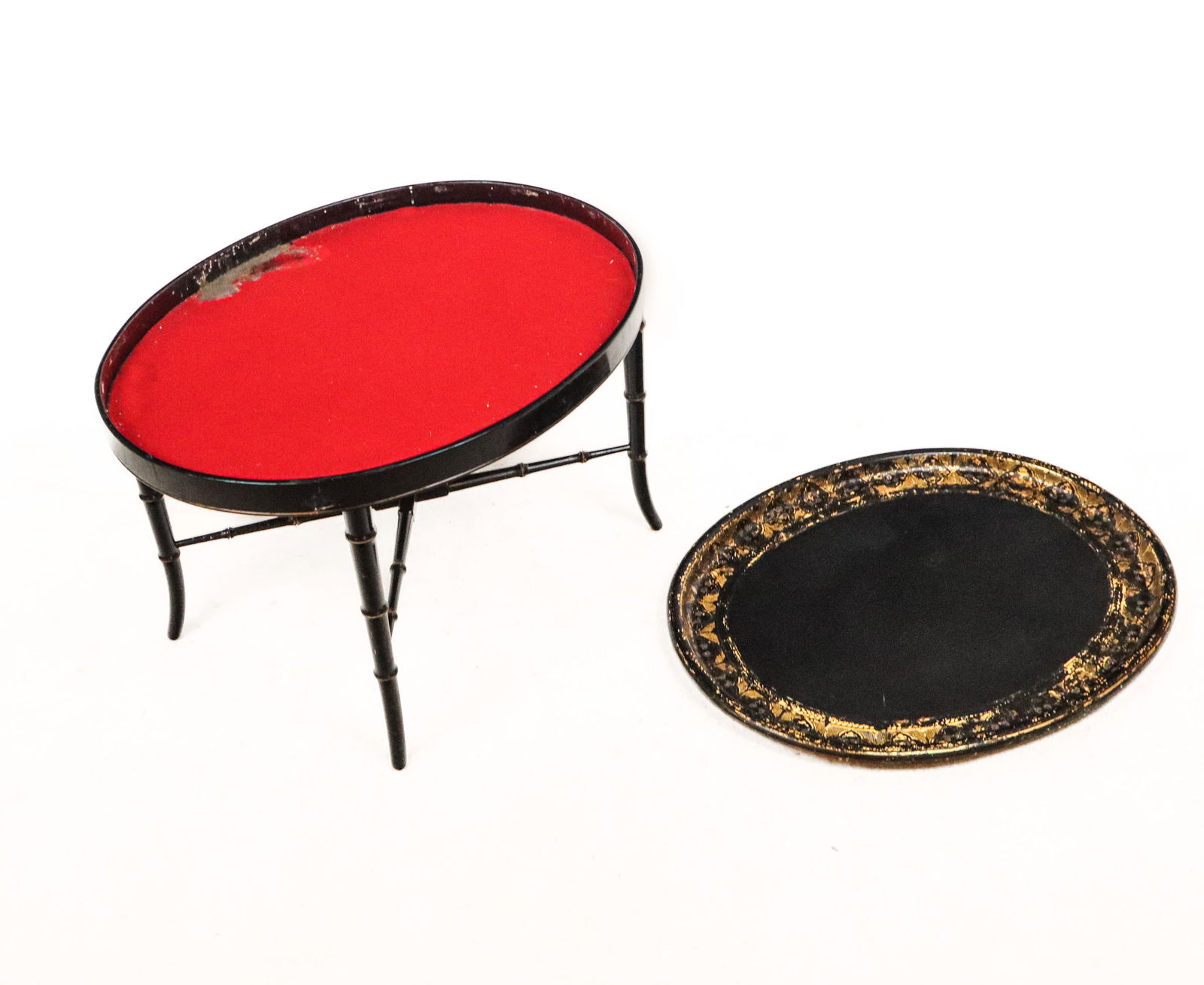 Regency Oval Tray Top Table - 8